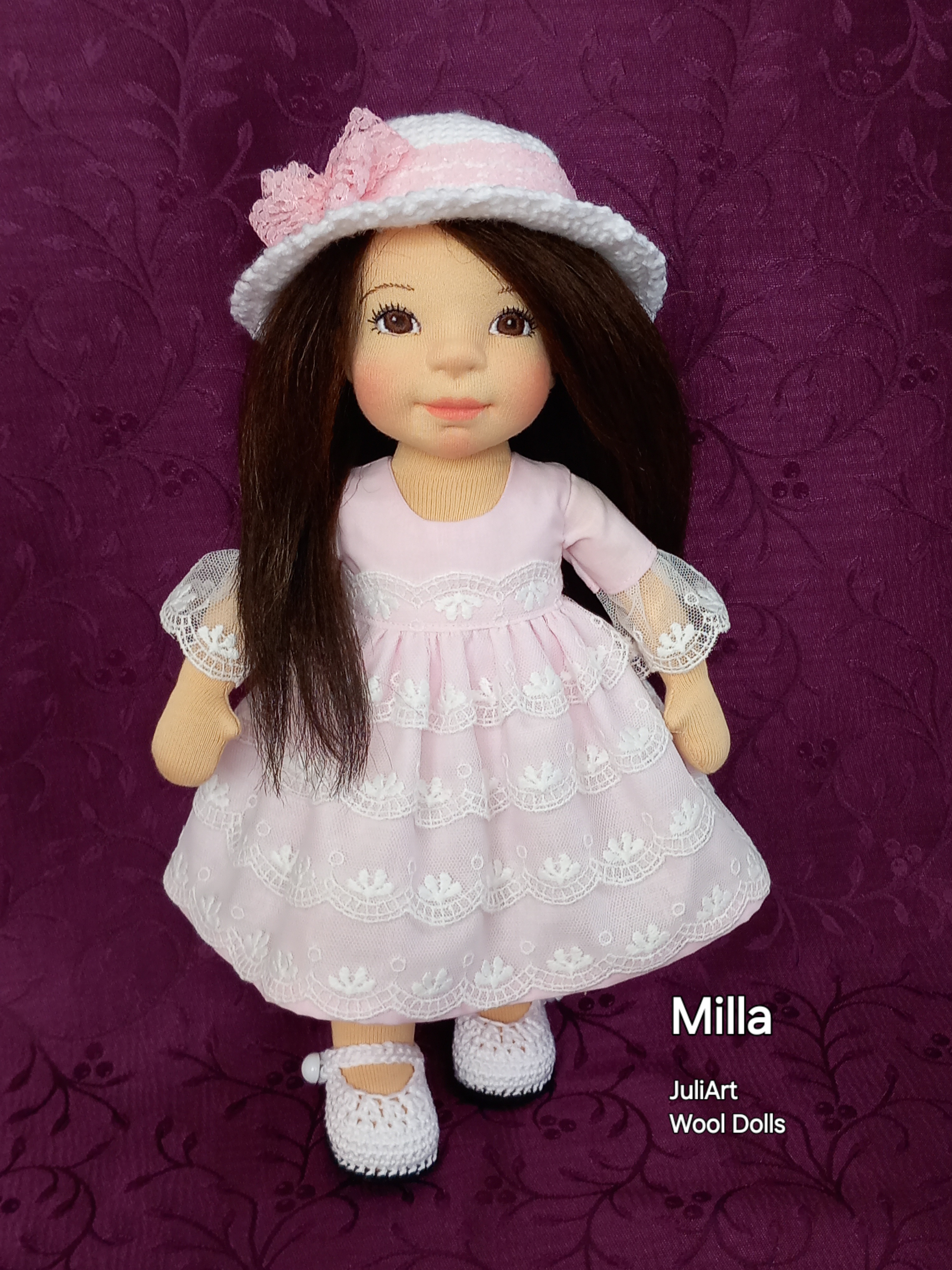 JuliArt gyapjú baba 2