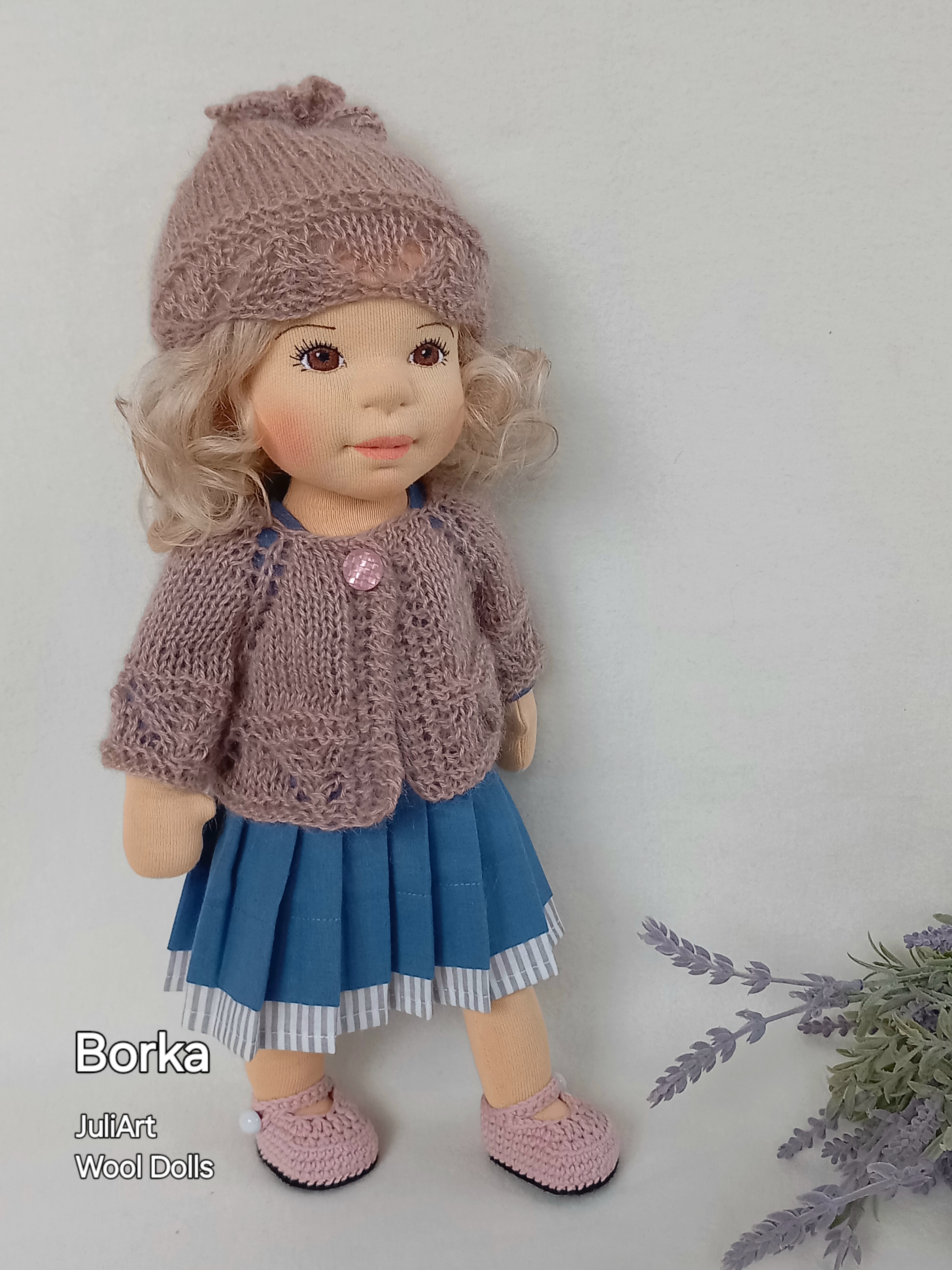 JuliArt gyapjú baba 1